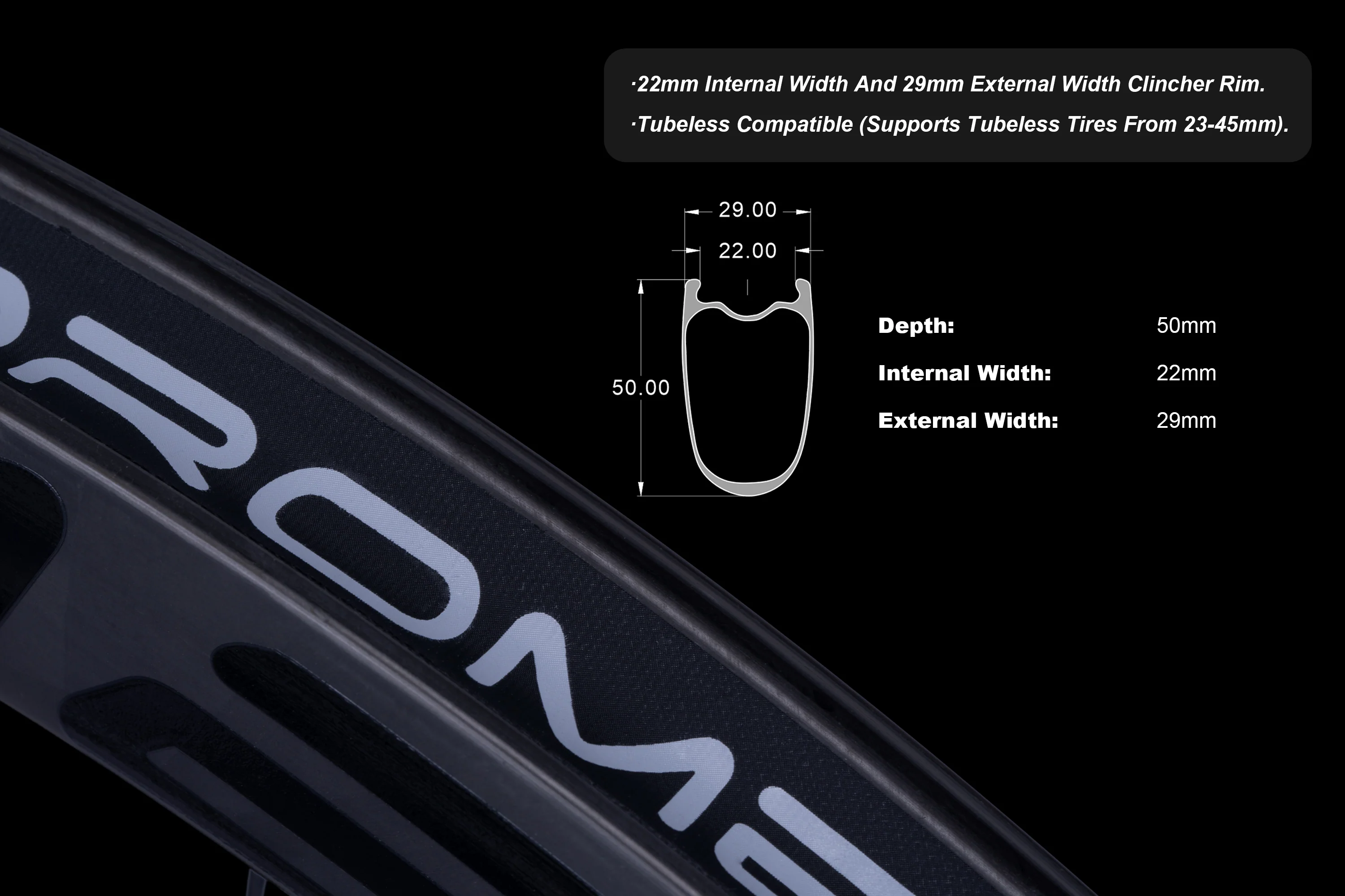 Orome Valar TH50 DISC Brake Wheel Set - Image 3