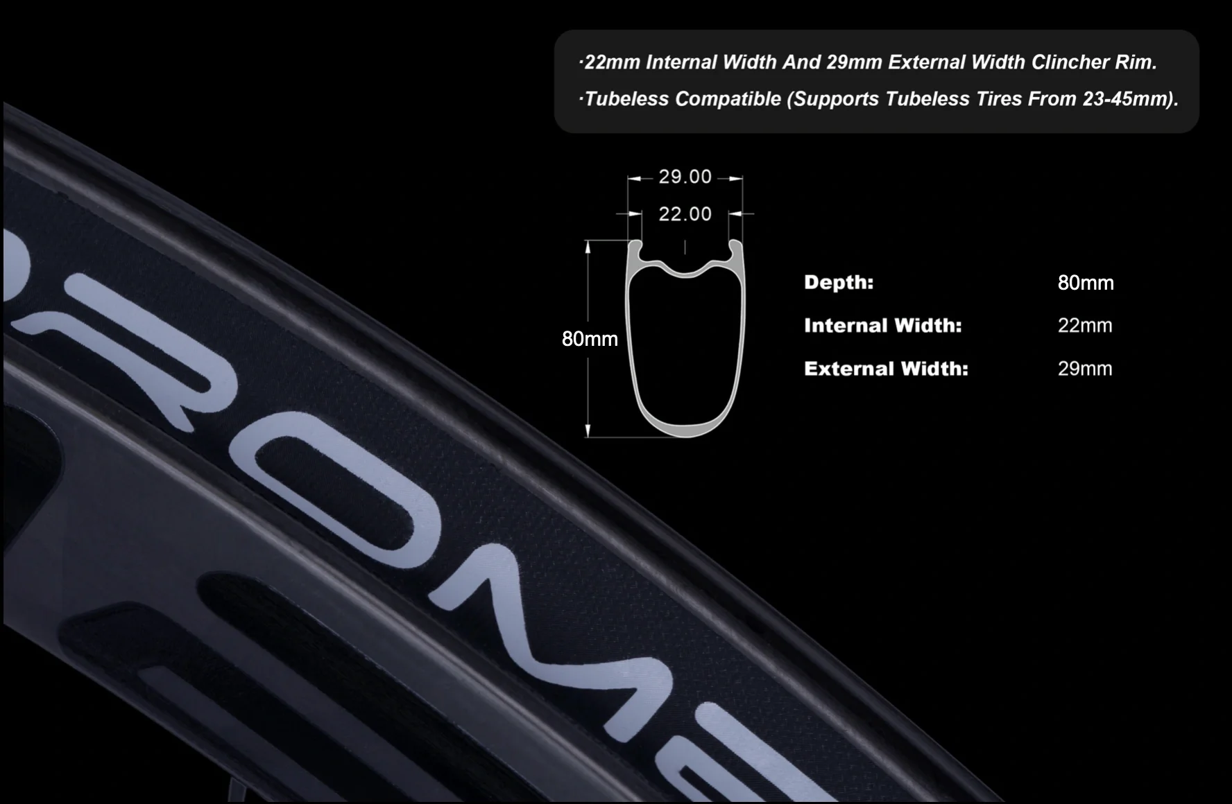 OROME VALAR ACE 80D Disc Brake Wheelset - Image 2